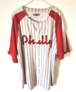 Empire Bigland Vintage Philly Pinstriped Baseball Jersey Mens 3XL XXXL  - Picture 1 of 18