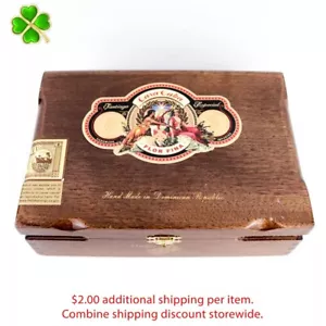 Casa Cuba Doble Cinco Empty Wood Cigar Box 8.25" x 6" x 2.5" - Picture 1 of 12