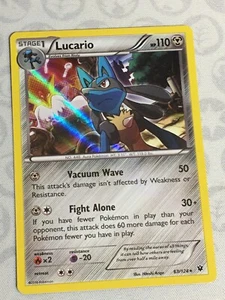 D443 Pokemon TCG Fates Collide Lucario #63 Holo NM RARE - Bild 1 von 12