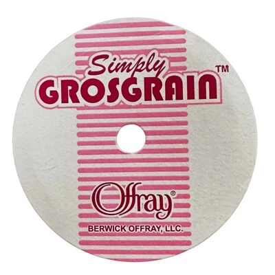 SIMPLY GROSGRAIN OFFREY pink 1/4” 6 yd each (6 spools) - Image 1 of 4