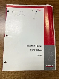 Case IH Parts Catalog 3850 Disk Harrow - Picture 1 of 2