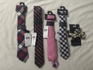 Tommy Hilfiger Boys Tie Lot Of 5 Kids Adjustable - Picture 1 of 3