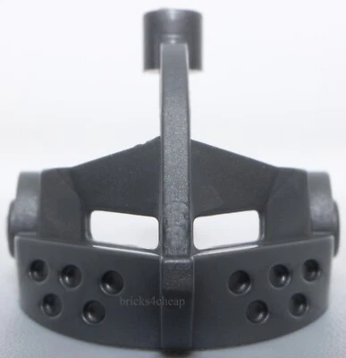 Lego Castillo Plano Plata Minifigura Visera Punta Foto 1 de 3