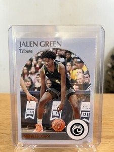2021 Panini Chronicles Hoops Draft Picks Jalen Green Tribute Bronze Rookie NBA