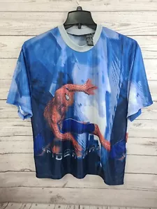 Camicia ufficiale Spider-Man gioventù taglia XL seta Spiderman grafica anteriore e posteriore - Foto 1 di 12