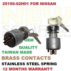 25150-02H01 25150-L1806 25150-00H0 NISSAN J02 FORKLIFT IGNITION STARTER SWITCH - Picture 1 of 4