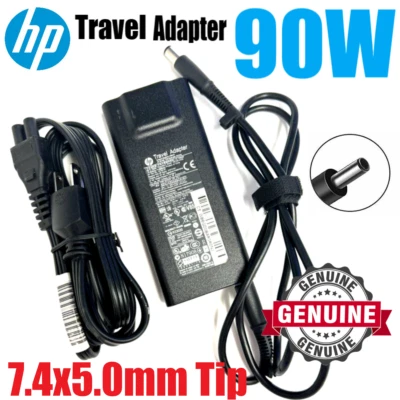Original-Zubehör-Hersteller HP ProBook 6560b 6555b 6550b 90 W Netzteil Reiseadapter Ladegerät 7,4 mm HSTNN-DA22 - Bild 1 von 4