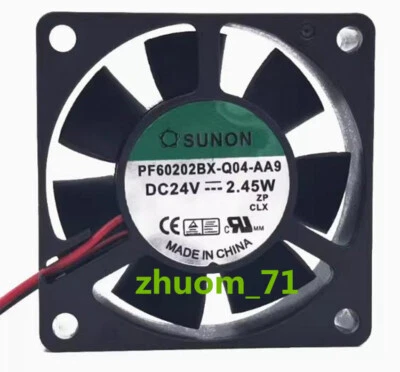 1PC SUNON PF60202BX-Q04-AA9 24V 2.45W DC silent cooling fan for chassis - Image 1 of 4
