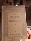 ELEMENTS OF AGRICULTURE G F Warren 1915 The MacMillan Co 16th Edition Rural Text