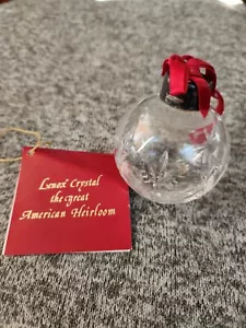 Lenox Starlight Ornamento 1985 Cristal Soplado a Mano Bola - Imagen 1 de 6