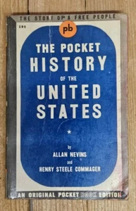 1943 THE POCKET HISTORY OF THE UNITED STATES VINTAGE PAPERBACK  - Bild 1 von 1