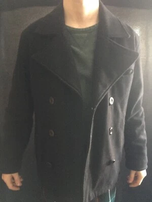 男式中号 Hawkings Mcgill Peacoat 冬季夹克经典 Boondock Saints 美国 — 第 1/4 张图片