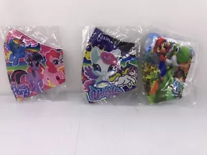 Kids 3 Characters Rehusable Cover Mask 5 To 10 Years New Condition - Picture 1 of 5