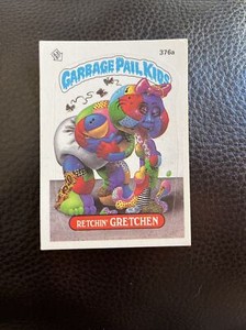 GARBAGE PAIL KIDS RETCHIN GRETCHEN 376a (TOPPS, 1987, Series 9) 