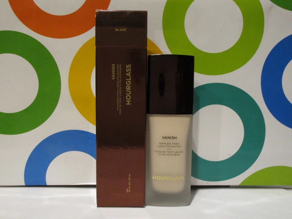 AMPULHETA ~ BASE LÍQUIDA ACABAMENTO SEM COSTURA VANISH ~ BLANC ~ 0,84 OZ - Imagem 1 de 1