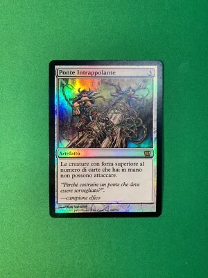 MTG Magic the Gathering Ensnaring Bridge 8th Edition Foil Italian Light Play - Image 1 of 2