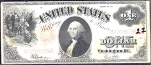 1917 $ 1 moneta a corso legale (banconota degli Stati Uniti) - Foto 1 di 2