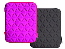 iLuv Belgique Waffle Foam Padded Sleeve for iPad Tablet 9.7" Black Pink