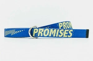 Broken Promises Bolted Blue Web Belt - Picture 1 of 2