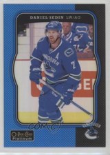 2017-18 O-Pee-Chee Platinum Retro Rainbow Blue 101/149 Daniel Sedin #R-17 HOF