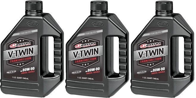 Aceite de engranaje de transmisión Máxima V-Twin 80W-90 Harley Davidson 3 cuartos de galón Foto 1 de 1
