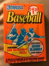 1990 Donruss Cello Pack Carl Yastrzemski Diamond Kings Hall Of Fame Andy Hawkins