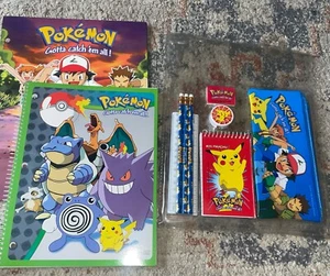 Vintage New 1999 Pokemon Value Pack - Nintendo Item # 4098 - Study Kit / Folders - Picture 1 of 4