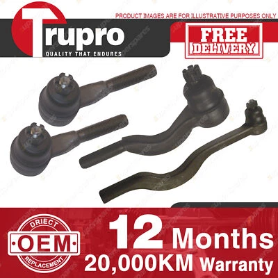 4 Pcs Trupro Outer Inner Tie Rod for MITSUBISHI TRITON 2WD ME MF MG MH MJ 86-96 - image 1 of 2