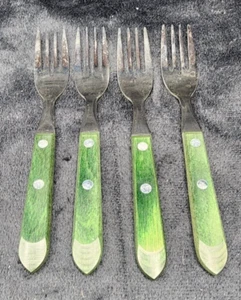Washington Forge Town and Country Green Salad Forks Set of 4 - Picture 1 of 2