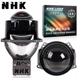 NHK Laser Bi LED Projector Lens 5700K 50000LM 3'' LED Headlight LHD RHD Retrofit - Picture 1 of 7