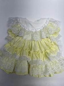 Vintage Dolls & Darlings Pageant Ruffle Cottagecore Circle Dress Size 9M - Picture 1 of 8