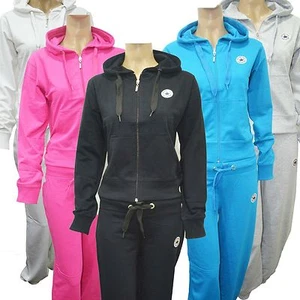 Mujeres Niñas Estrella Sudadera con Capucha Traje de Pista Prenda para el torso Correr Pantalones S-XL - Imagen 1 de 3