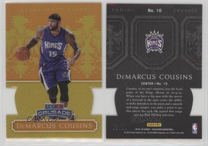 2014-15 Panini Excalibur Crusade Orange Die-Cut /60 DeMarcus Cousins #10
