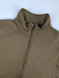 Beyond Clothing Systems L2 Krios Pullover 1/4 Zip Waffle Mens Medium Coyote Brow - Picture 1 of 10