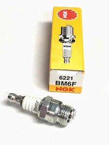 NGK PART# 6221, REPLACEMENT (BM6F) NICKEL SPARK PLUG FOR LAWN EQUIPMENT AND MORE - Picture 1 of 4
