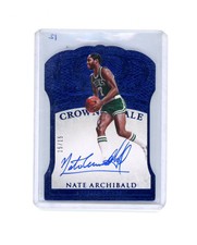 2015 Panini Preferred Crown Royale Nate Tiny Archibald Blue Auto Die Cut 15/15