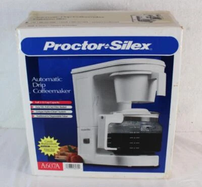 Cafetera de goteo automática Procto Silex llena 2-12 tazas A607A nueva Foto 1 de 4