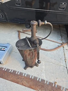 Vintage hand pump Balcrank 1950's service station lub gas oil grease collectible - Picture 1 of 11