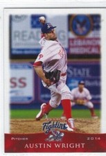 2014 Reading Fightin' Phils (AA-Philadelphia Phiilies) Austin Wright