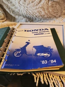  Honda AERO 50 NB50M Service Shop Repair '83-'84 Manual Book 61GE801 x6 - Bild 1 von 9