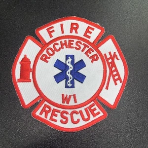 Vintage / Obsolete Rochester WI Fire And Rescue - Picture 1 of 2