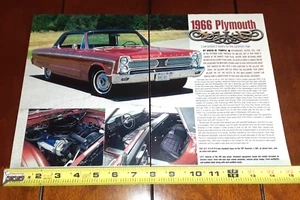 Artículo original 2007 de Plymouth VIP de 1966 - Imagen 1 de 2