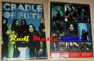 CALENDARIO CRADLE OF FILTH 2004 SIGILLATO no cd dvd lp mc tour live - Picture 1 of 1