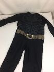 The Dark Knight Rises Kids Halloween Costume Size S 12 Batman Black Bin78#36