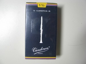 VANDOREN TRADITIONAL Clarinet REEDs, #1.5 (10reeds) new