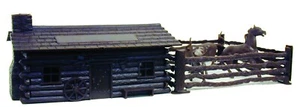 6100 Kit Decor maison forestière abris chasse MODEL POWER Ech O 1/43eme - Imagen 1 de 1
