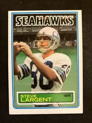 1983 Topps Steve Largent #389 Seattle Seahawks - Image 1 of 2