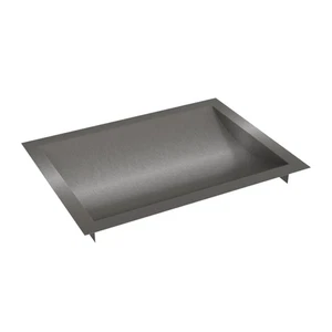 16" x 12" Deep High Standard Drop-In Deal Tray Brushed Stainless Steel - Picture 1 of 6