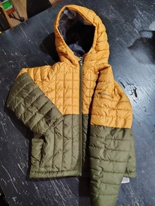 Columbia Kids XS 6/7 Tone Hoodied Jacket Neutral Natural Earth Colors Green - Picture 1 of 10