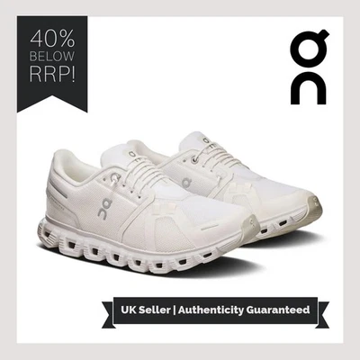 On Cloud 6 Women’s Shoe | UK 7 | Pearl White